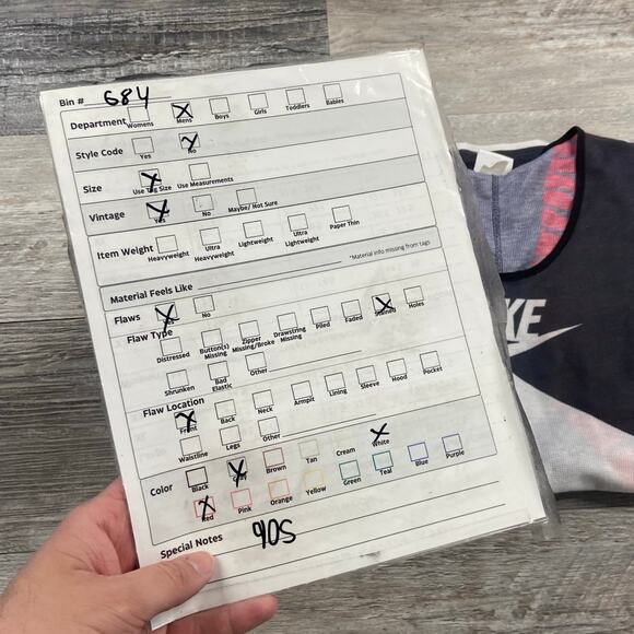 Vintage 80s 90s White Red Mens M Tank Top Spellout Swoosh Sporty Gym Muscle‎ Tee - Picture 8 of 9